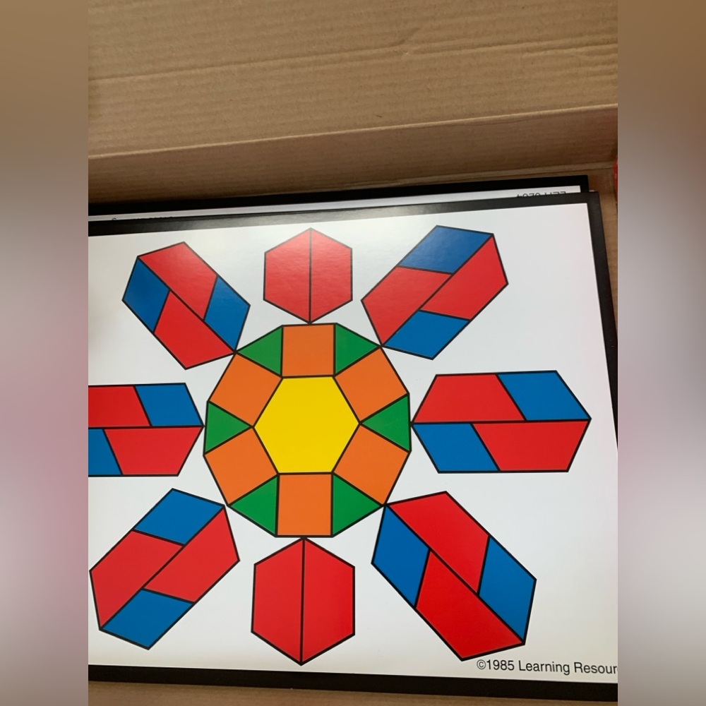 Learning Resources Pattern Block Activity Set Grades 2-6 - Picture 3 of 5